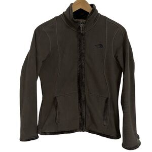 The North Face Women’s Sherpa Lined Fleece Jacket Brown (Medium)